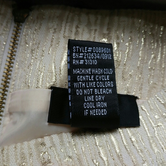 BCX Cream with Gold accent skirt - Picture 4 of 4